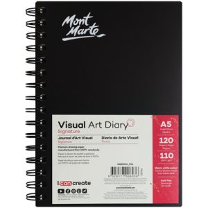 MSB0004 Signature Visual Art Diary 110gsm A5 120 Page 9328577006036