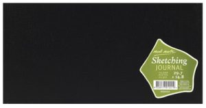 MSB0050 Signature Sketching Journal Croc Finish 150gsm 29.7x14.8cm Landscape 100 Page 9328577012419