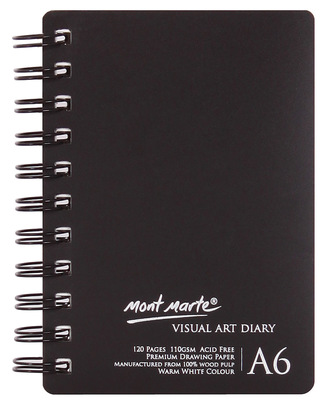 MSB0072 Visual Art Diary 110gsm A6 120 Page 9328577016912