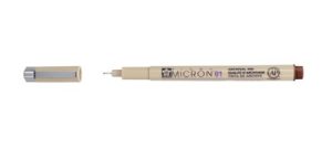 Sakura Pigma Micron Pen - 01 Sepia 0.25mm PIGM01SE 084511389571