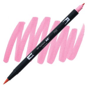 Tombow Dual Brush Pen  723  Pink 085014565806